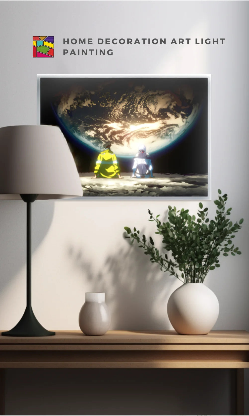 Cyberpunk LED Light Painting Photo Frame