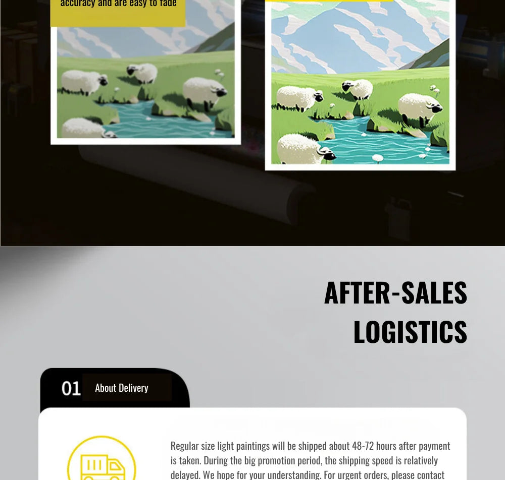 Cyberpunk LED Light Painting Photo Frame