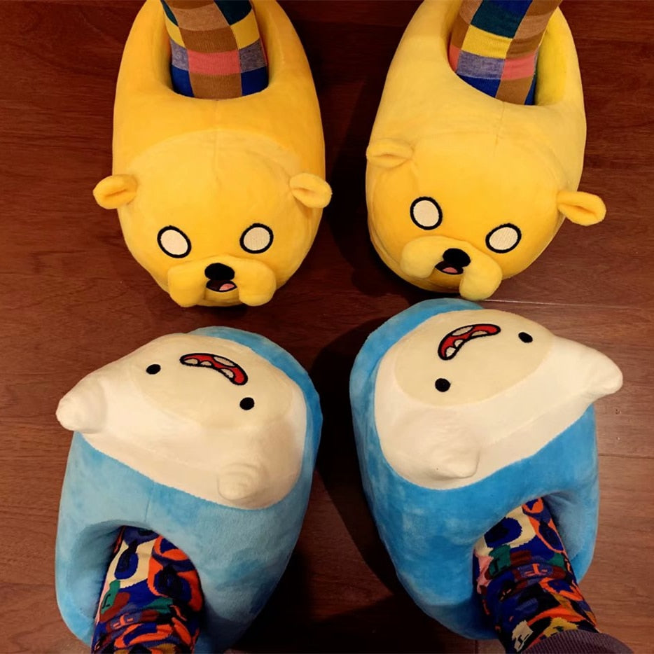 Finn, Jake and BMO Slippers