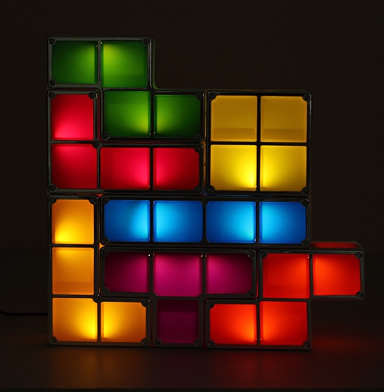 Tetris LED Lamp