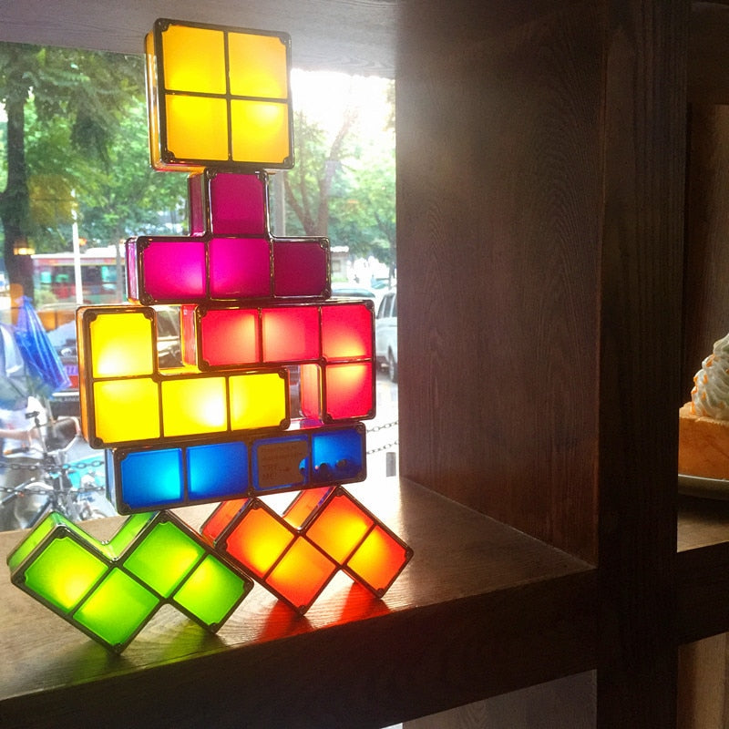 Tetris LED Lamp