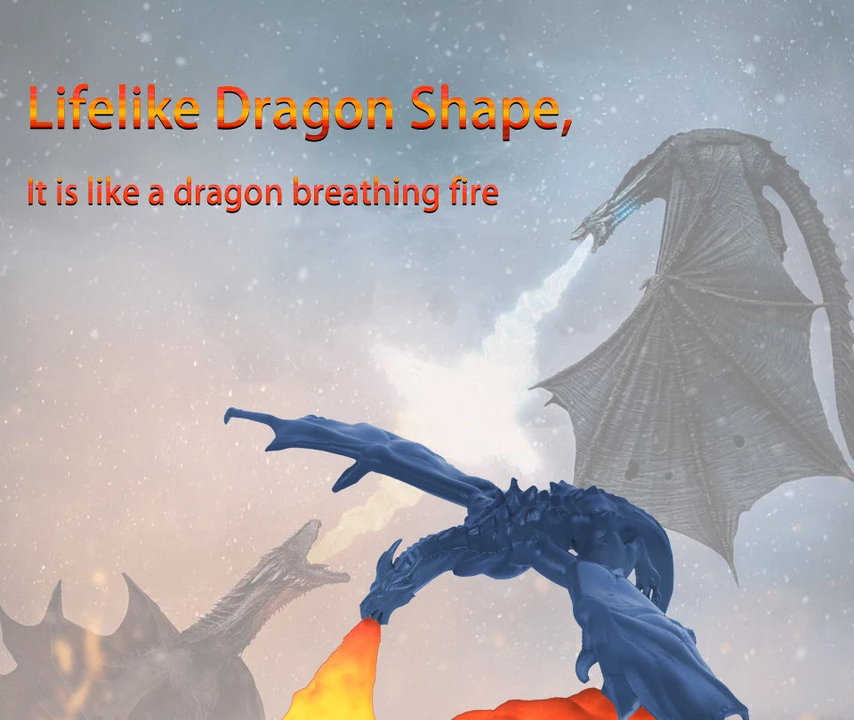 3D Fire Dragon LED Lamp