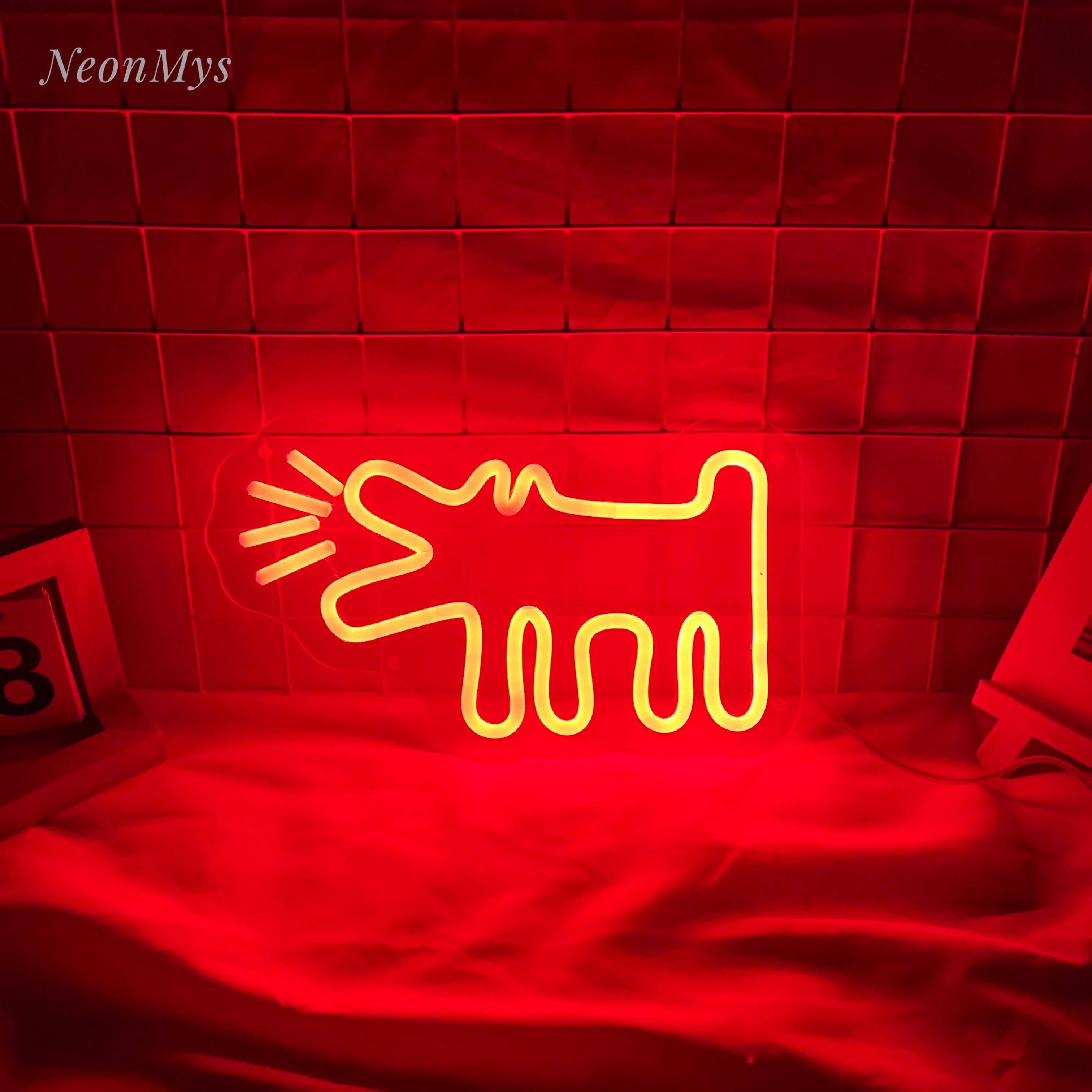 Barking Dog Neon Sign