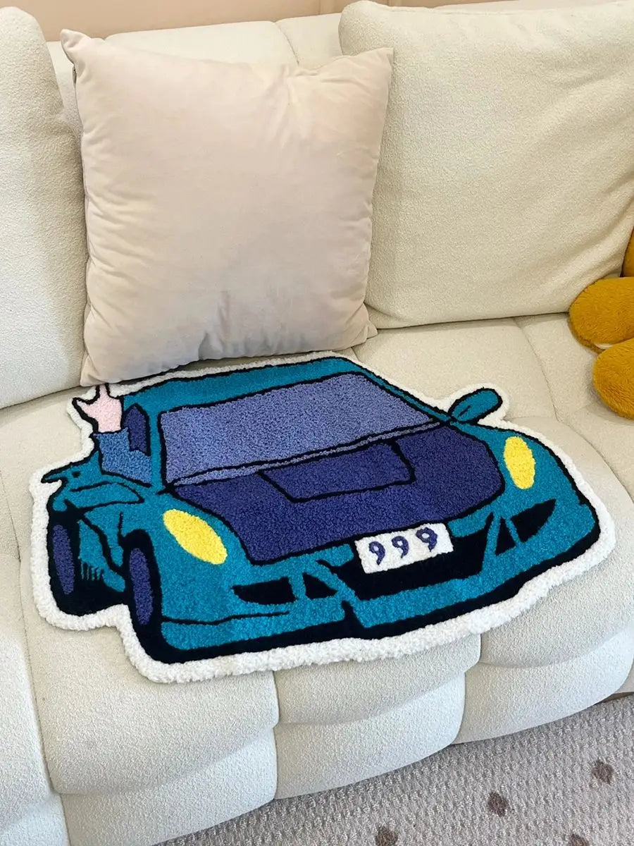 Racing Car Rug