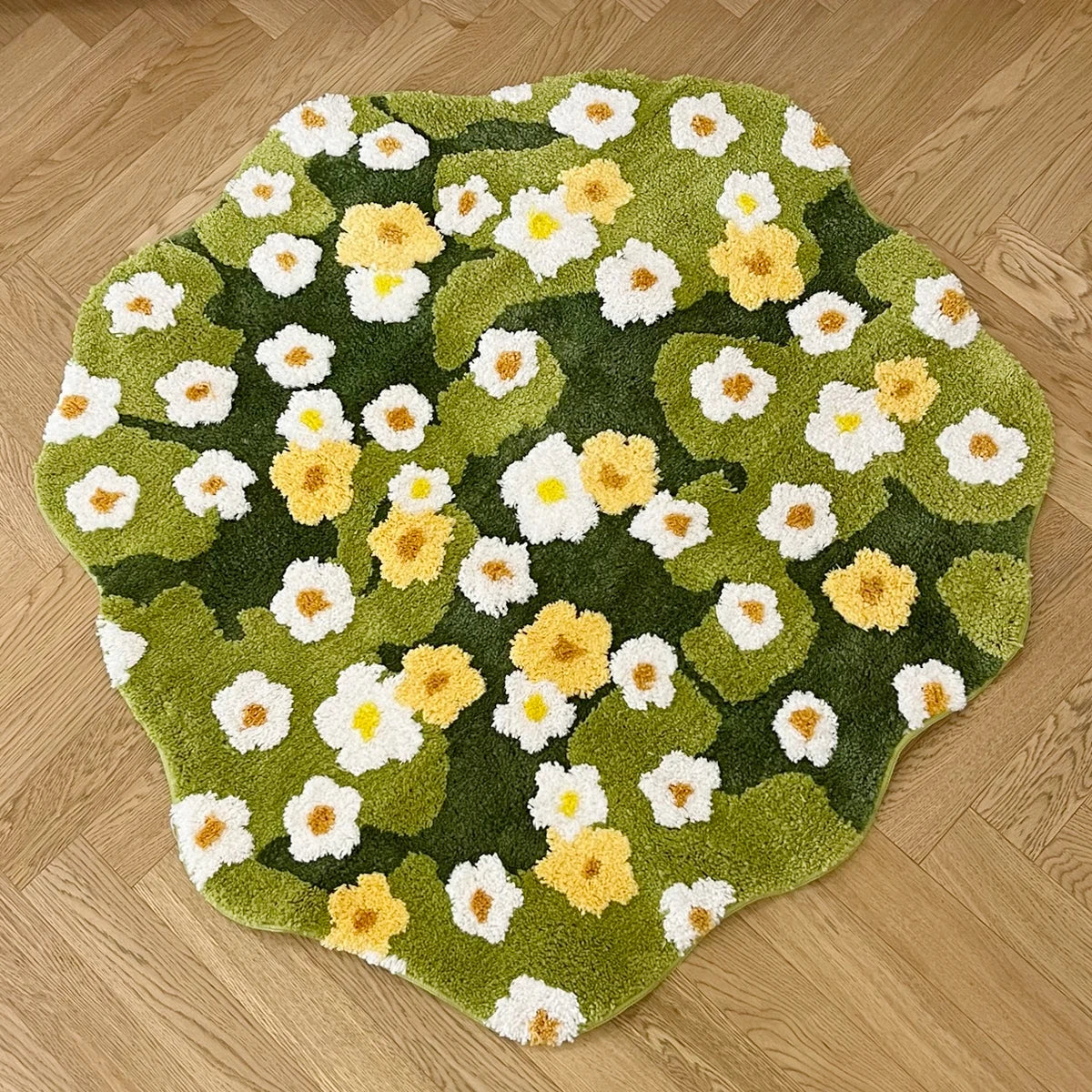 Tufting Moss Bathroom Mat Soft Rug