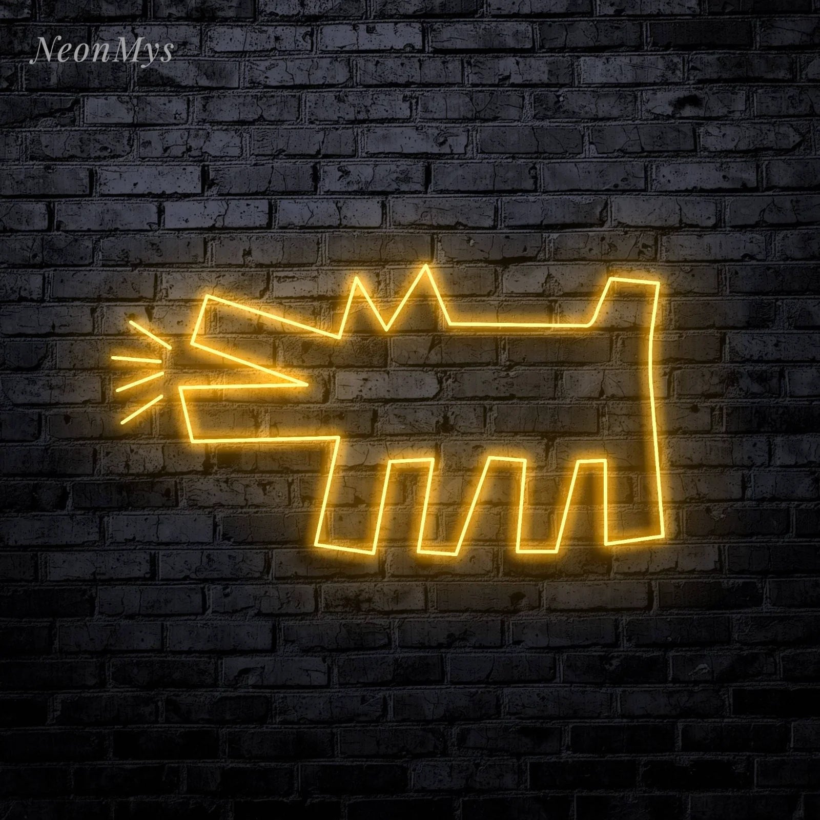 Barking Dog Neon Sign