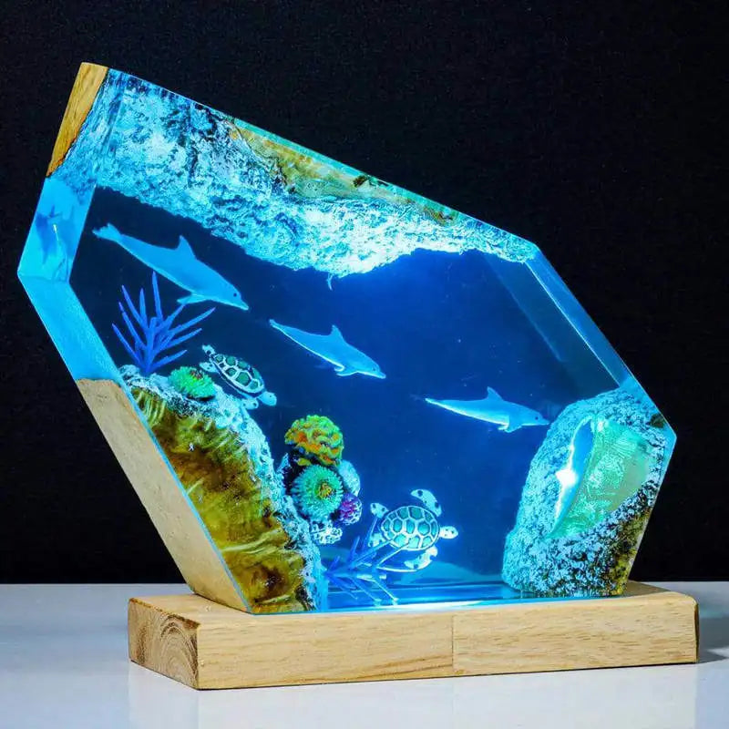 Sea Underwater Resin Statue Lamp