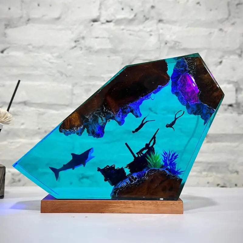 Sea Underwater Resin Statue Lamp