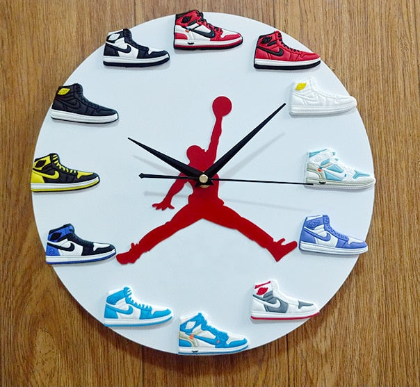 3D Sneakers Wall Clock