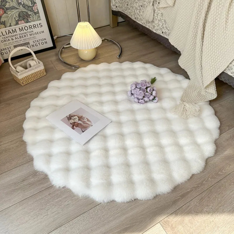 Round Plush Soft Rug