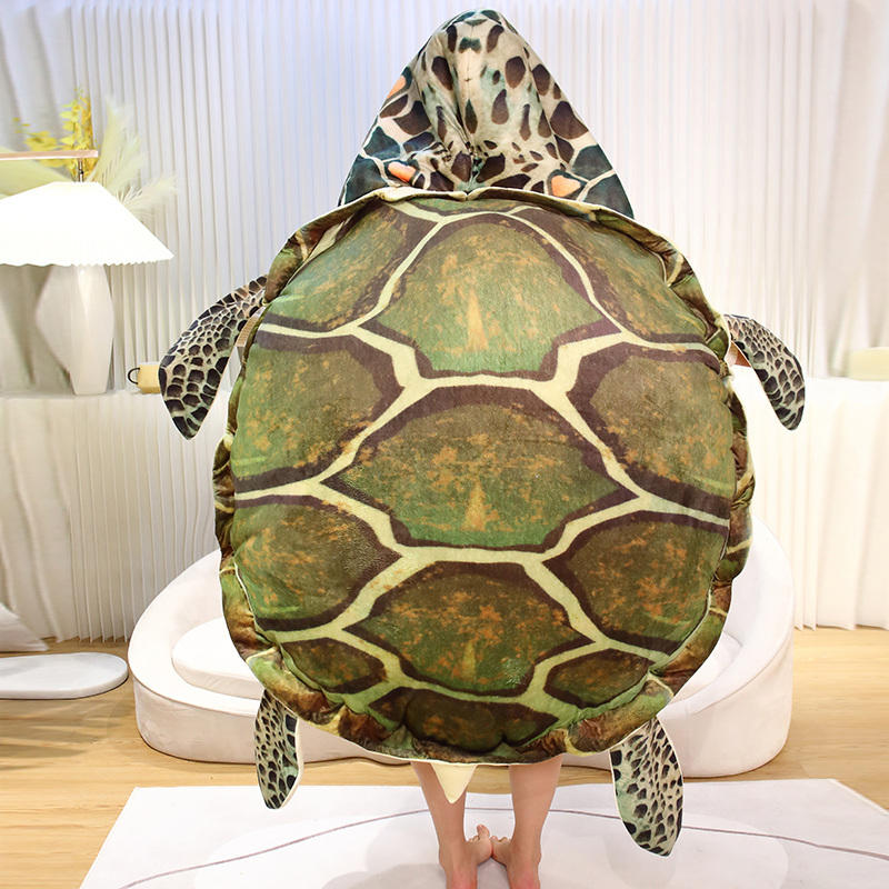 Turtle Shell Plush Sleeping Bag