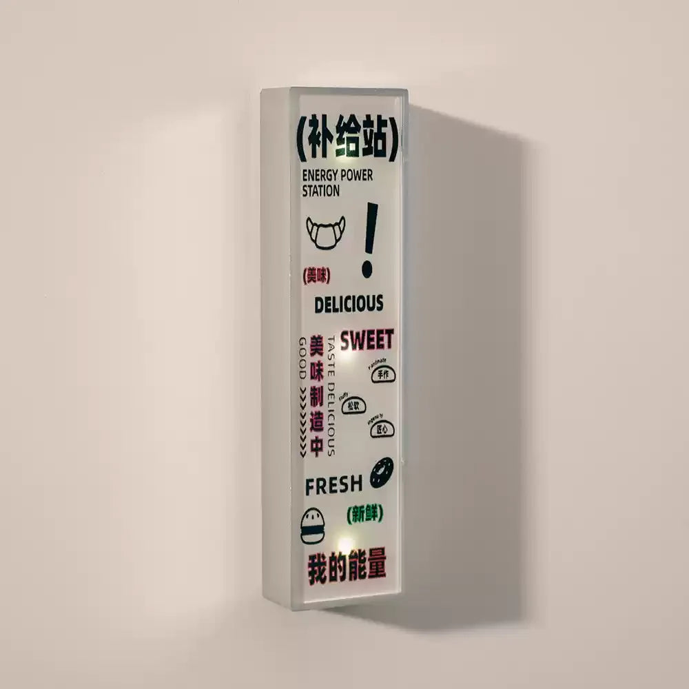 Mini Refrigerator Supermarket Light Magnet