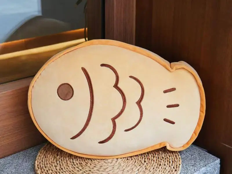 Taiyaki Plush Pillow Japanese Fish-Shaped