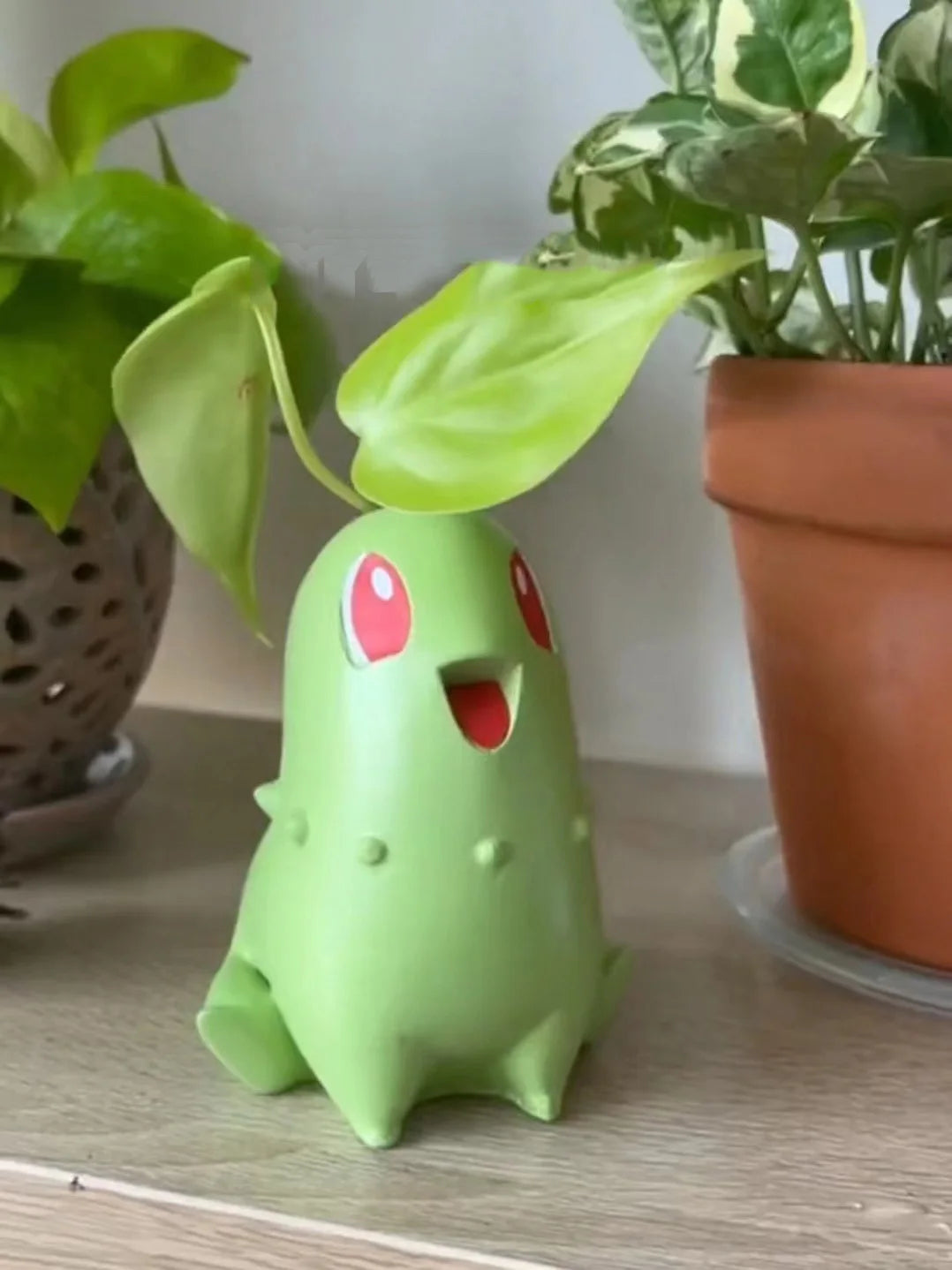 Pokemon Chikorita Planter Flower Pot