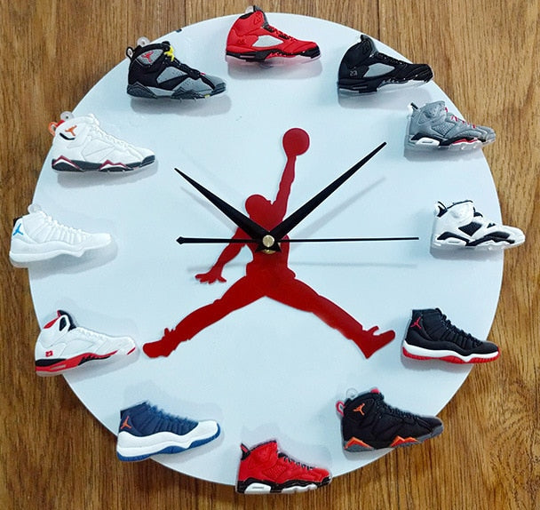 3D Sneakers Wall Clock