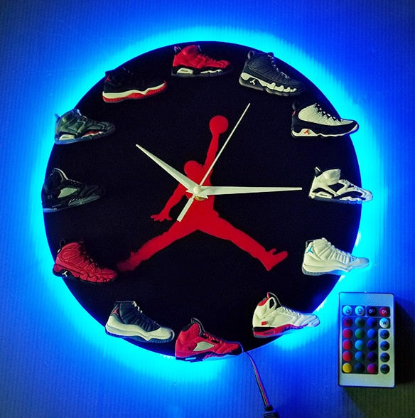 3D Sneakers Wall Clock