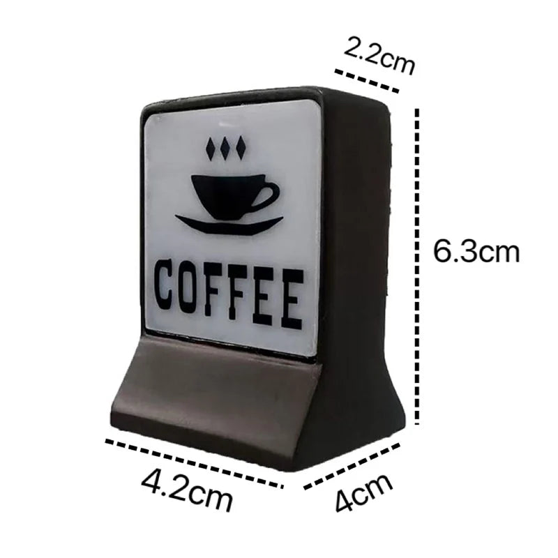 Coffee And Shop Magnetic Fridge Light Ornaments