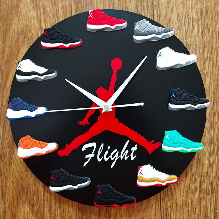 3D Sneakers Wall Clock