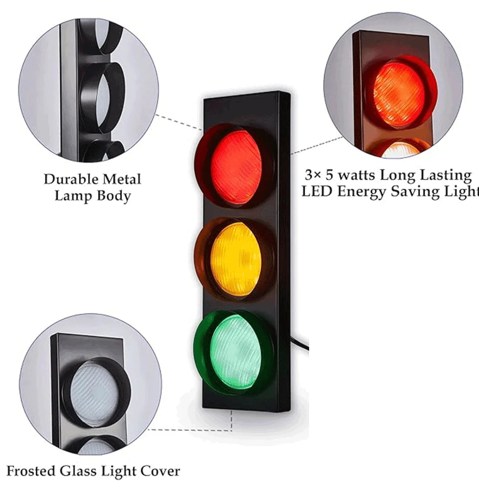 Traffic Light Wall Lamp LED