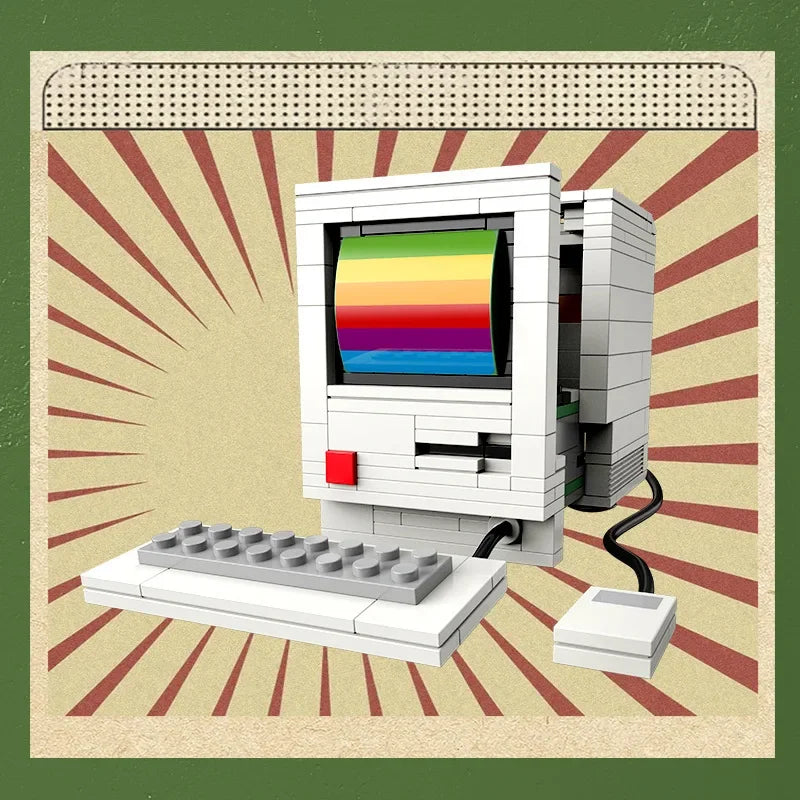 DIY Retro Electrical Appliances Furniture TV  Legos