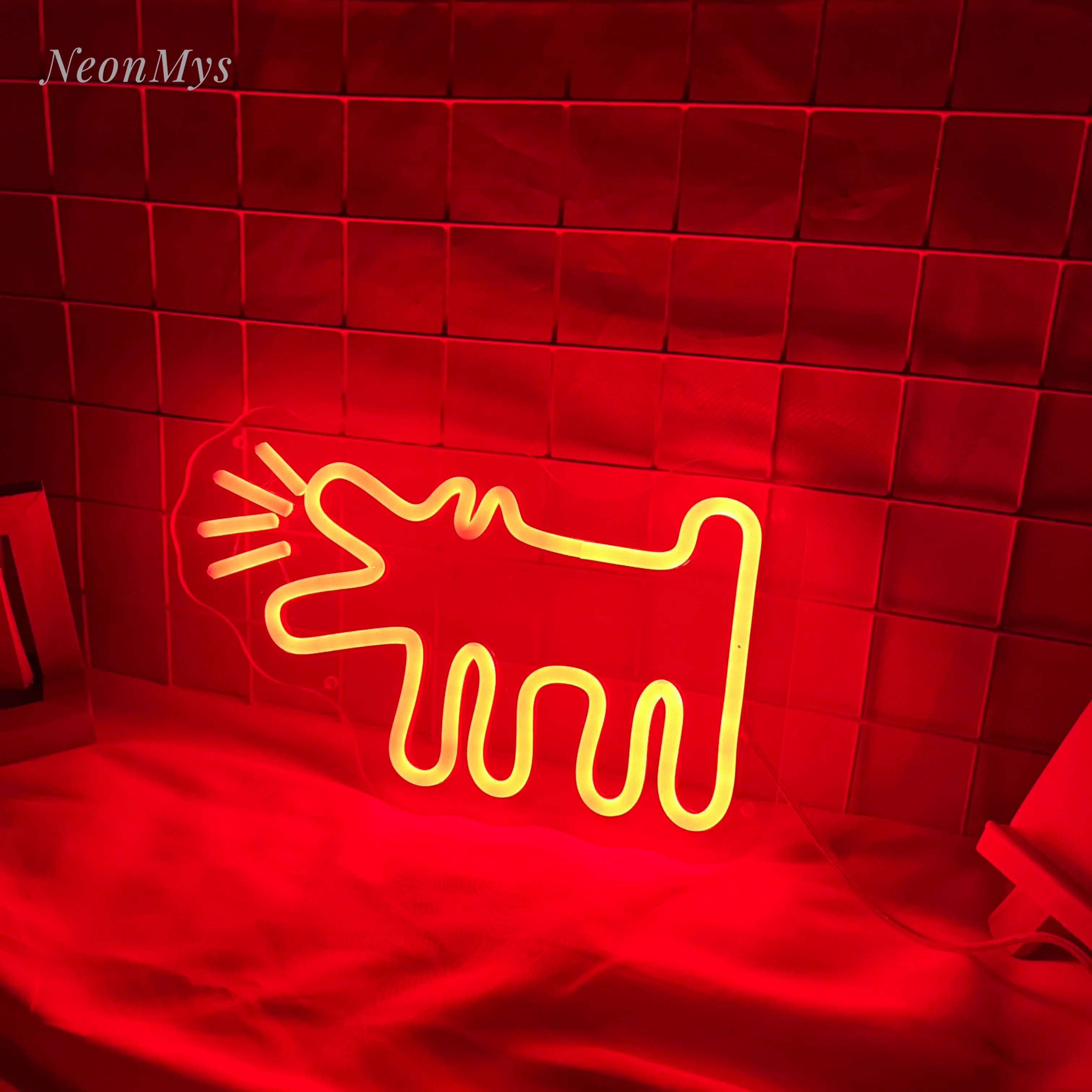Barking Dog Neon Sign