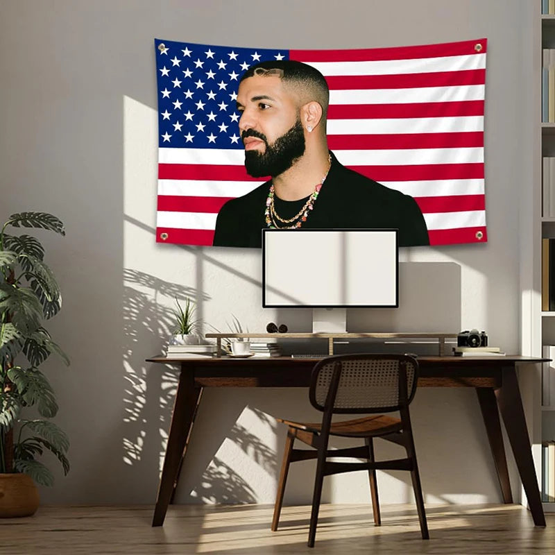 Drake Pink American Flag