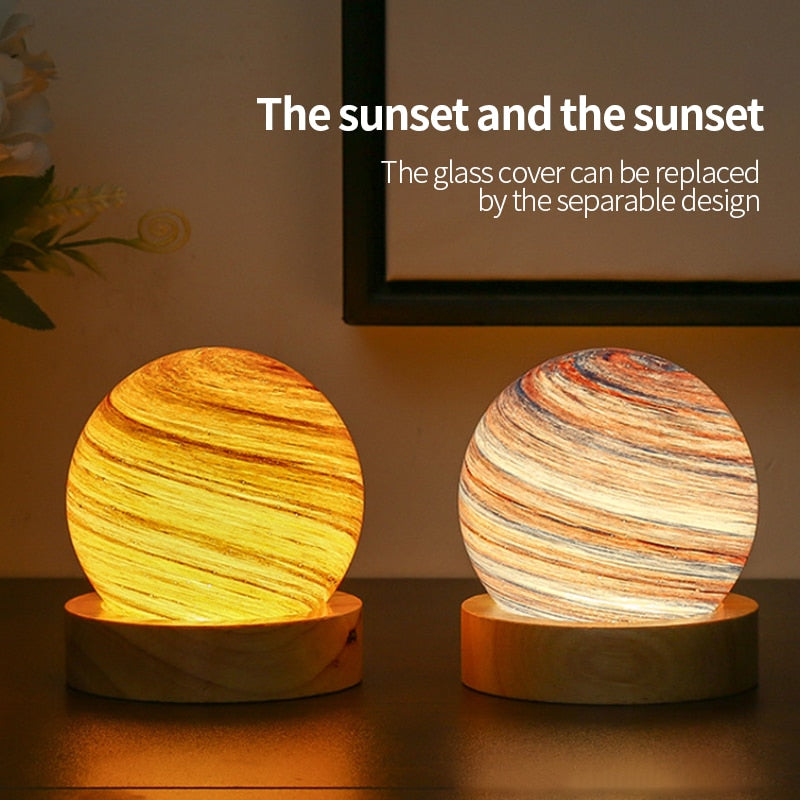 Planet lamp USB