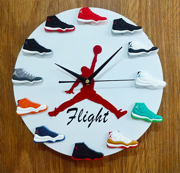 3D Sneakers Wall Clock