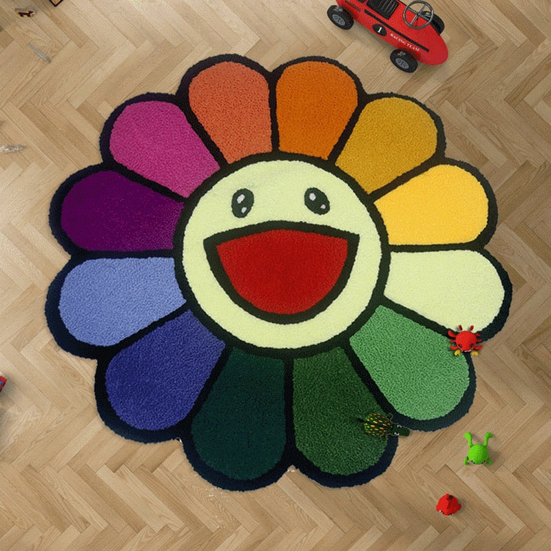 Murakami Flower Rug (different variants)