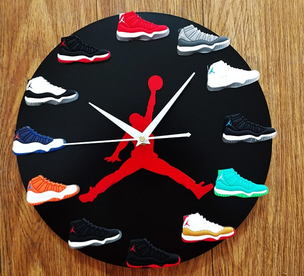 3D Sneakers Wall Clock