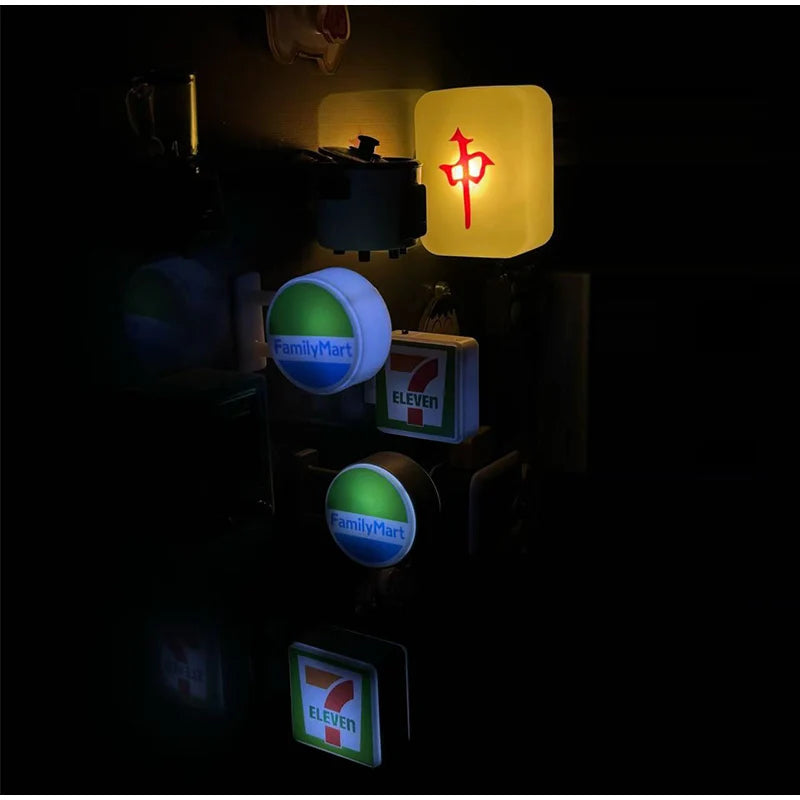 Coffee And Shop Magnetic Fridge Light Ornaments