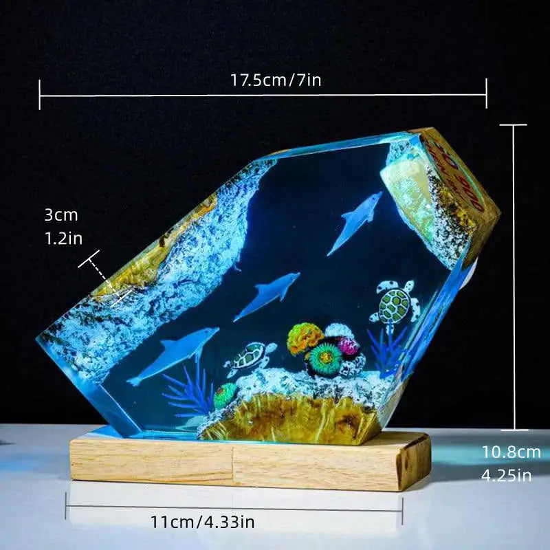 Sea Underwater Resin Statue Lamp