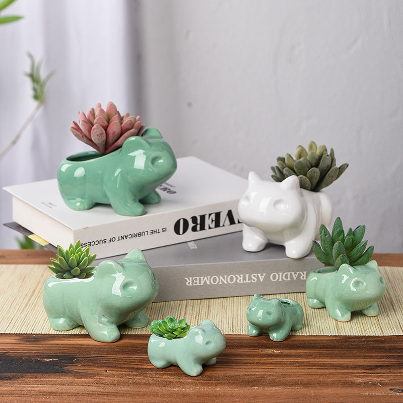 Pokemon Bulbasaur Ceramic Mini Flowerpot