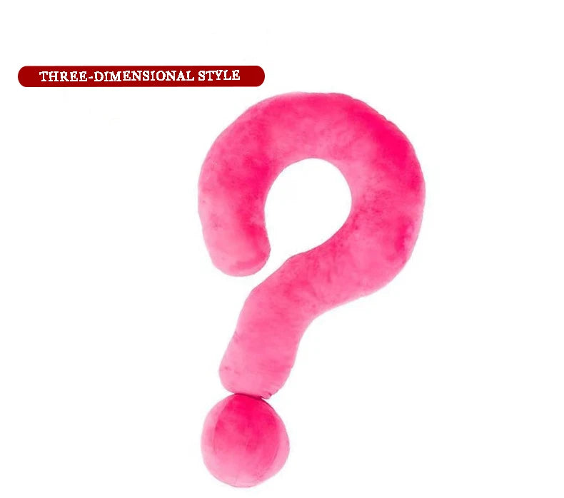 Question Mark Shape Pillow