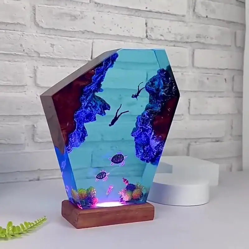 Sea Underwater Resin Statue Lamp