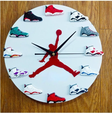 3D Sneakers Wall Clock