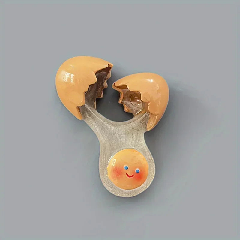 Egg magnetic fiigurines