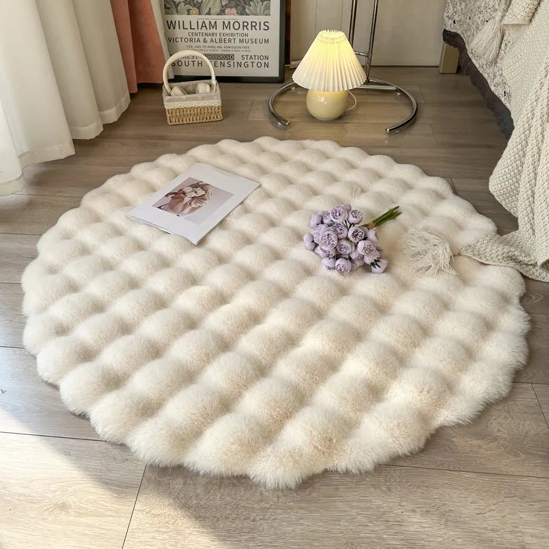 Round Plush Soft Rug