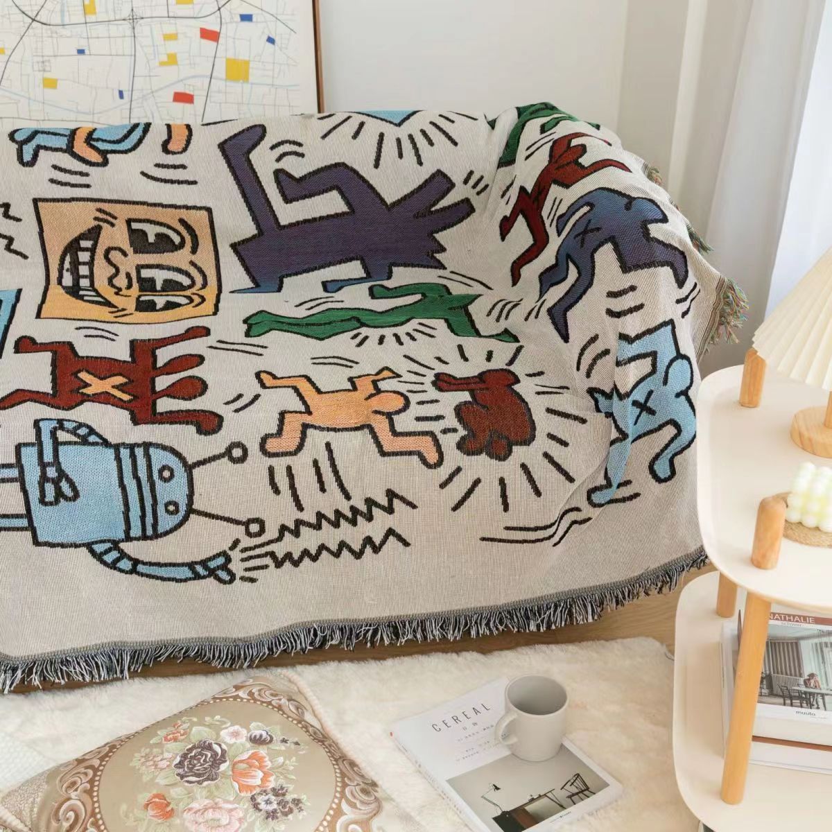 Keith Haring Blanket