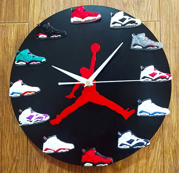 3D Sneakers Wall Clock