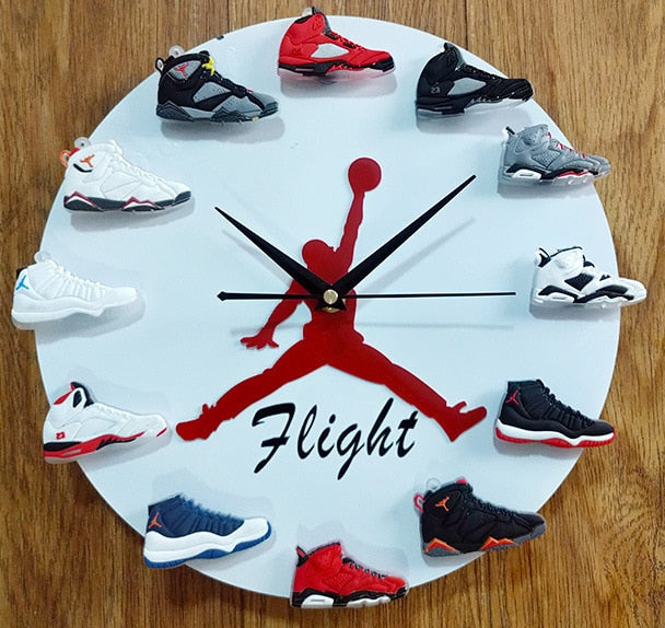 3D Sneakers Wall Clock