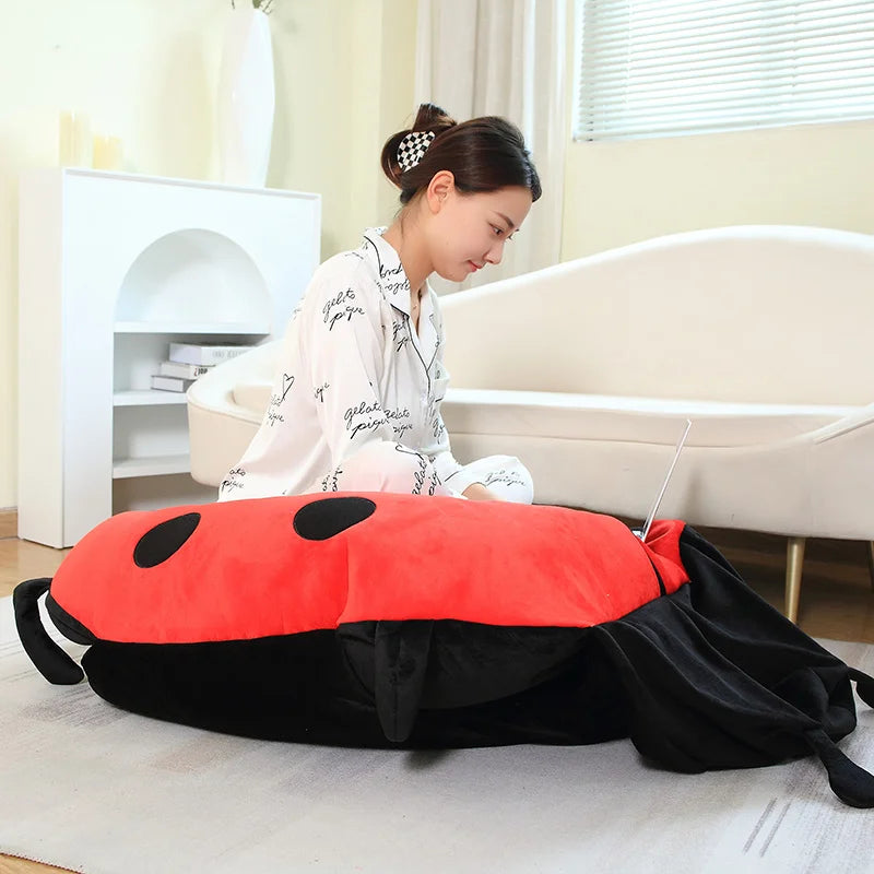 Ladybug Beetle Plush Pillow Pijama