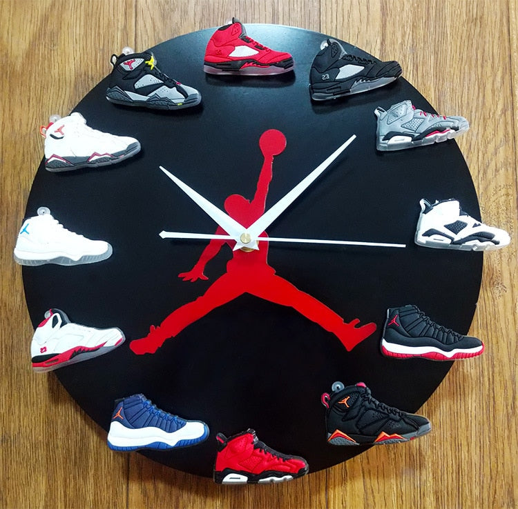 3D Sneakers Wall Clock