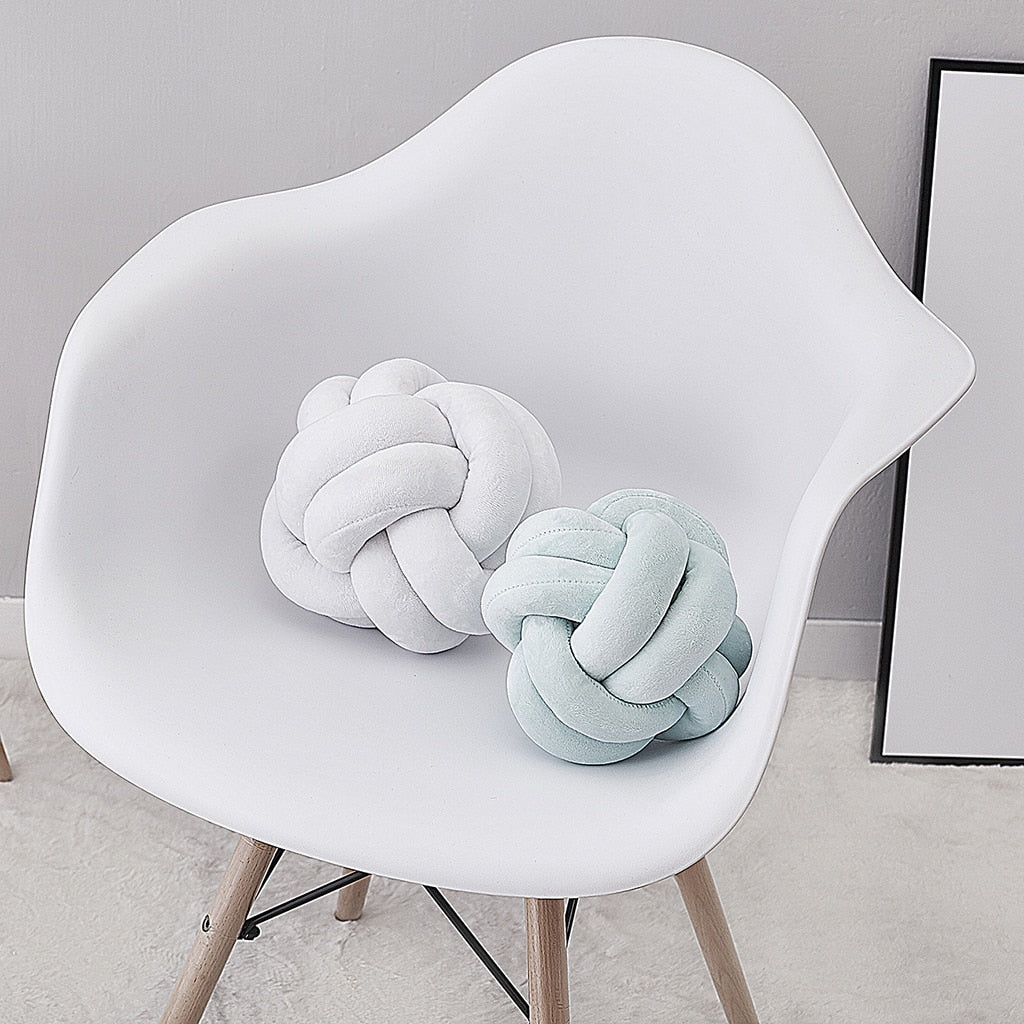 Plush Knot Cushion Pillow
