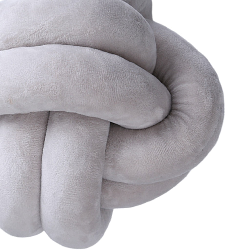 Plush Knot Cushion Pillow