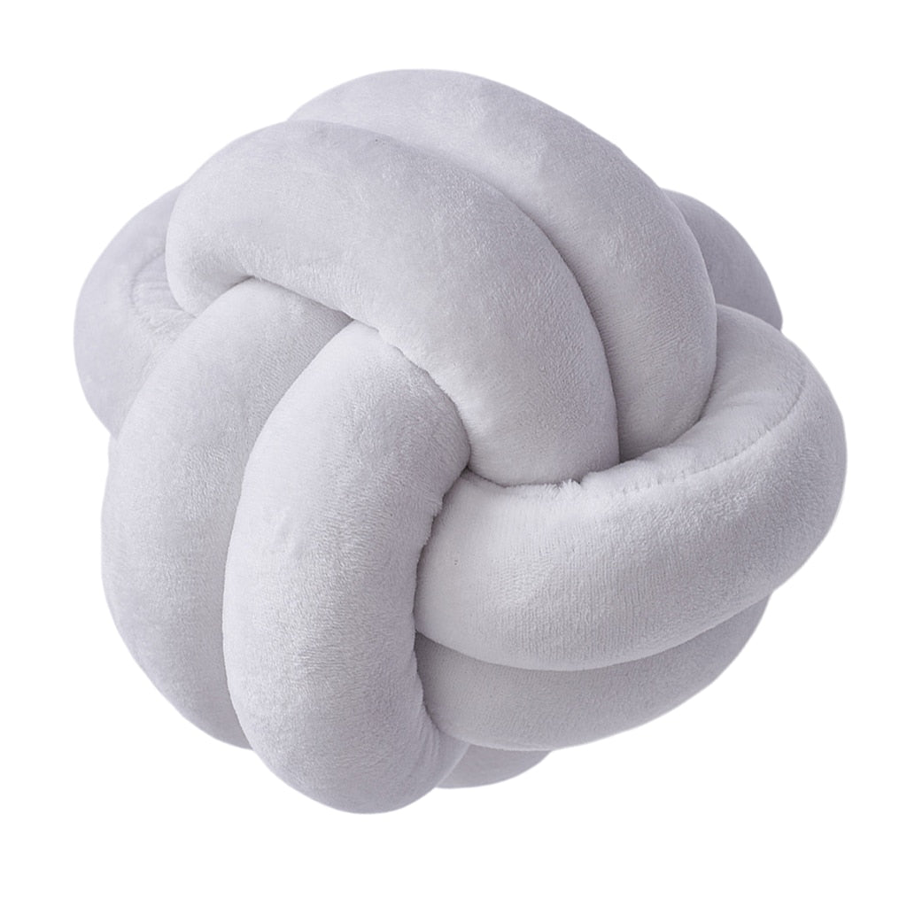 Plush Knot Cushion Pillow