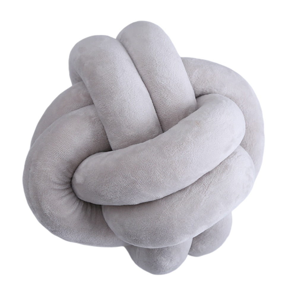 Plush Knot Cushion Pillow