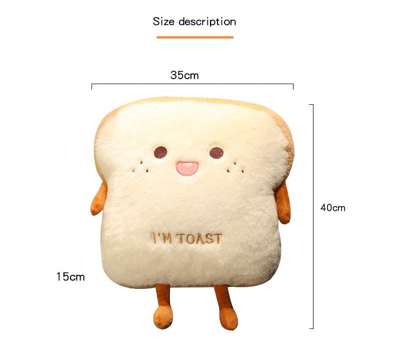 Plush Bread Pillow