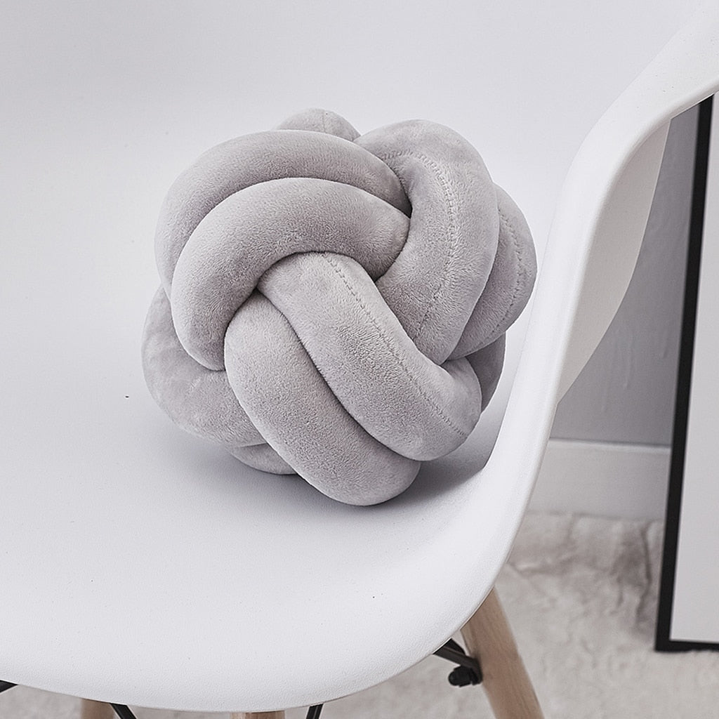 Plush Knot Cushion Pillow