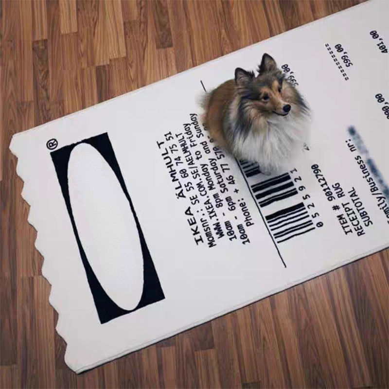IKEA Bill Receipt Carpet